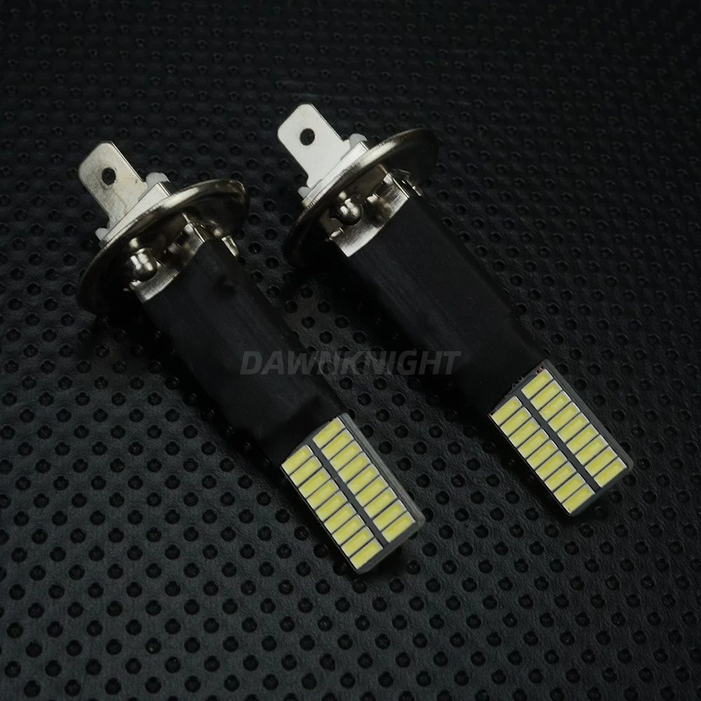 2 шт. H1 H3 canbus светодиодные лампочки 4014 36SMD 6000K белые Автомобильные противотуманные фары, вождения, бега, светодиодные лампы 12V 24V H1 H3 светодиодные лампы для замены