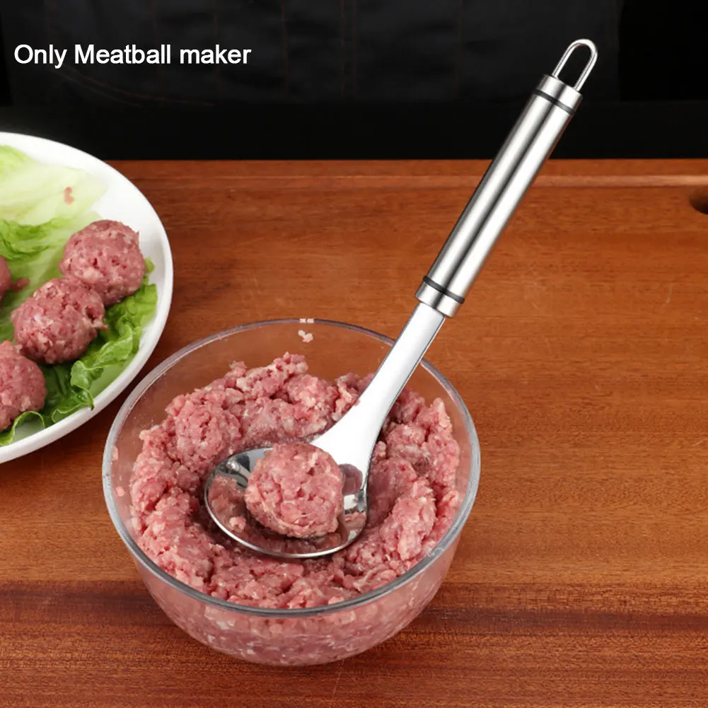DIY прочные аксессуары антипригарный Meatball Maker кухонный инвентарь для бара ложка с