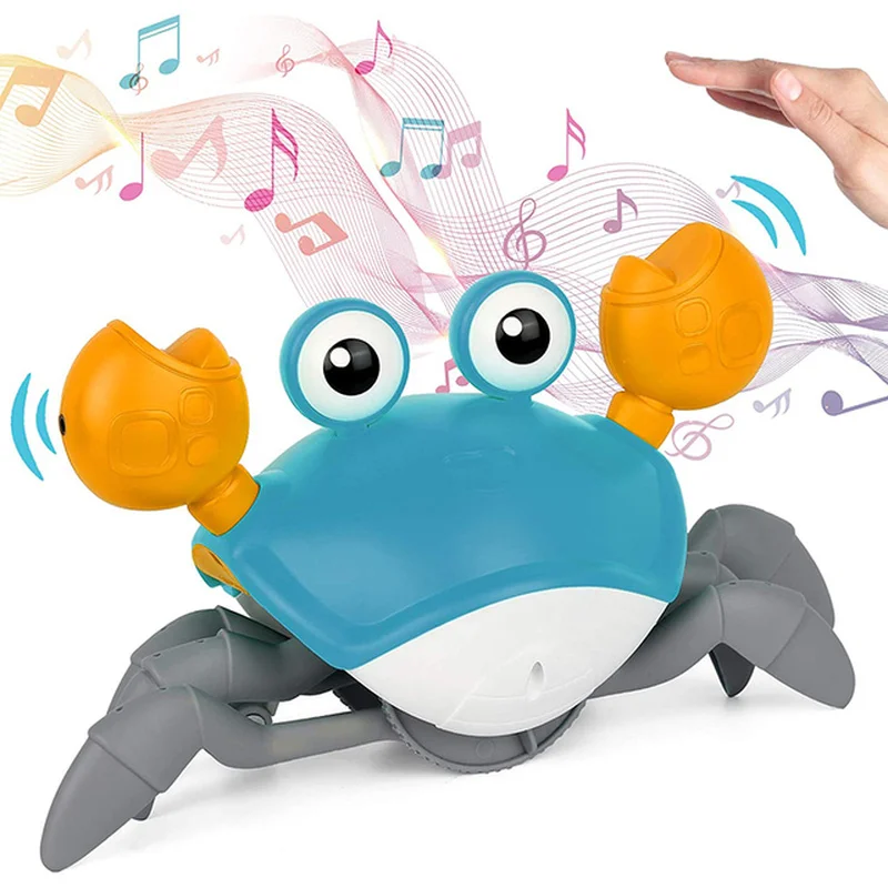 

Interactive Pet Escape Crab Children toys Musical/Crawling Electronic toy for boys&girls Parent-child Interaction Toys for Kids