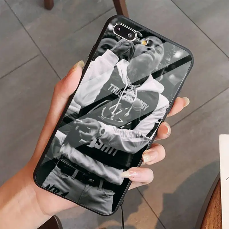 

NLE Choppa Customerpattern Phone Case Tempered glass For iphone 5C 6 6S 7 8 plus X XS XR 11 PRO MAX