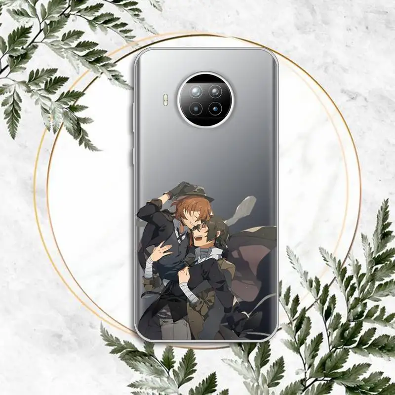 

Bungou stray dogs Japan anime Phone Case Transparent for Xiaomi Redmi note 10 t 8 9 pro lite 11