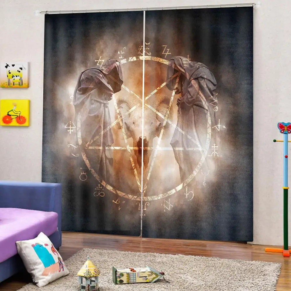 На заказ любой размер пентаграммы в огне черная волшебная церемония обряд