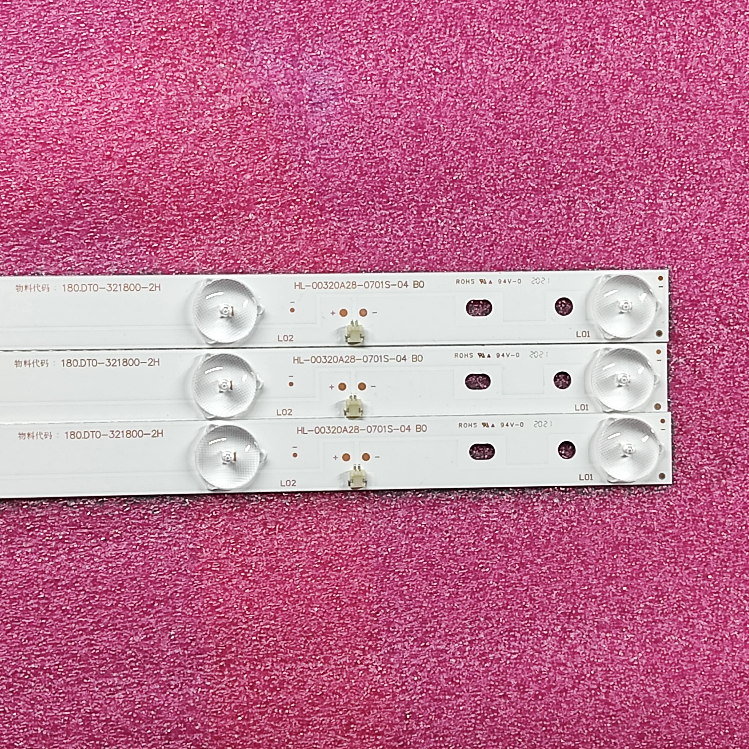 3 шт. светодиодный Подсветка полосы для JVC 32LEM-1009 32LEM-1007 LE-32D7 ED-32D8 LT-32DE75 HL-00320A28-0701S-04 B0