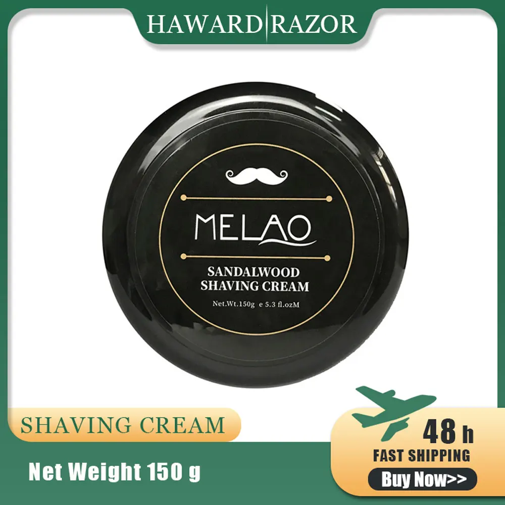 150g Aloe Shaving Cream Men's Skin Care Foam Refreshing Moisturizing Barber Salon Face Cleaning Tool | Красота и здоровье