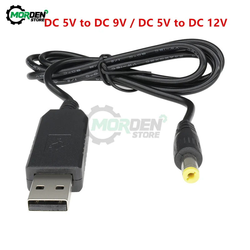 

USB Power Boost line Wire DC 5V to DC 9V / DC 5V to DC 12V Step UP Module USB Converter Adapter Cable 2.1x5.5mm Plug