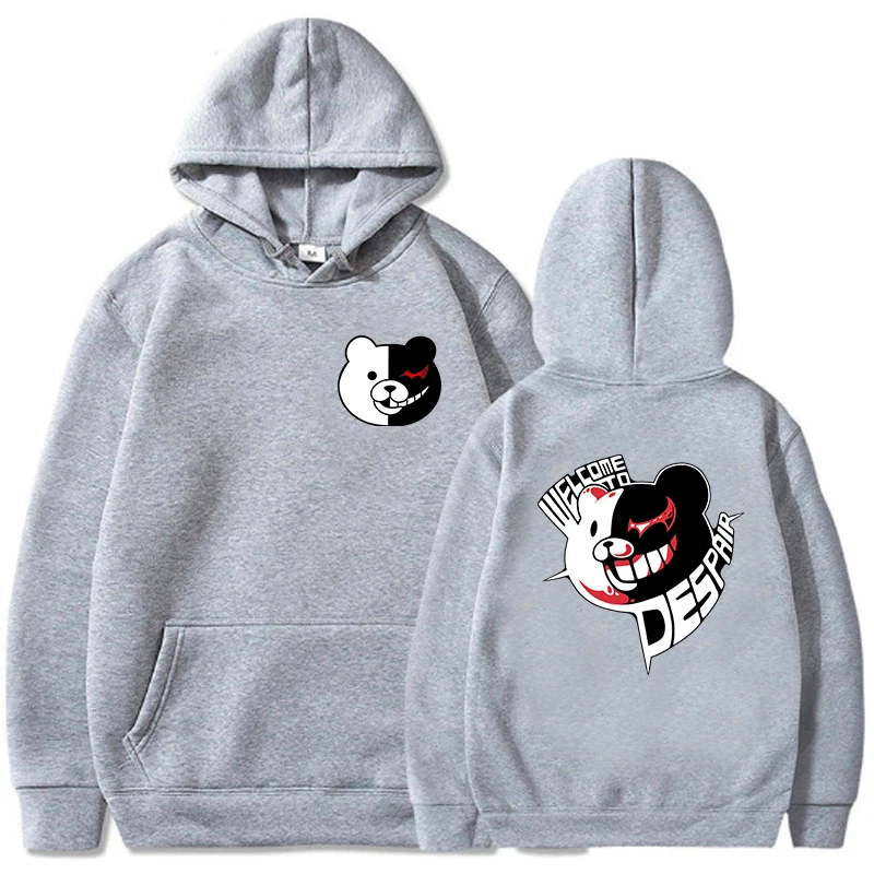 Модная забавная Аниме Толстовка с капюшоном Danganronpa героями мультфильмов Harajuku