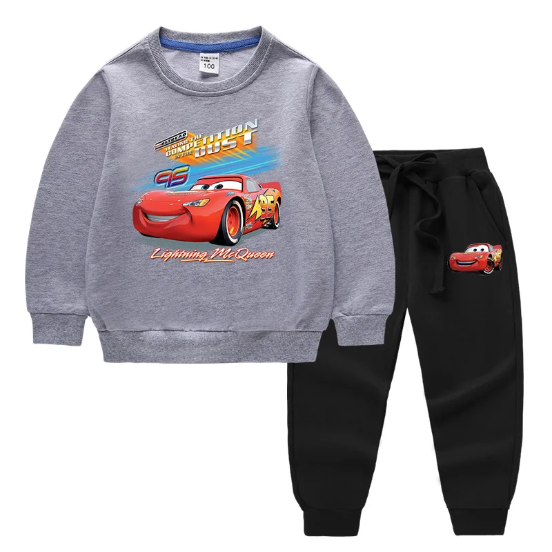 Комплект одежды для мальчиков и девочек Disney McQueen с машинками детская одежда