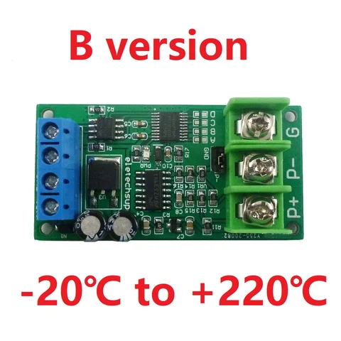 DC 12V PT100 RTD преобразователь RS485 Modbus Rtu Датчик Температуры