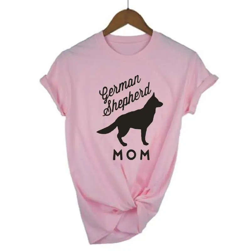 Women T Shirt German Shepherd Mom Dog Harajuku T-shirt Tops Casual Short Sleeve Tee Femme Plus Size Camiseta Mujer | Женская одежда