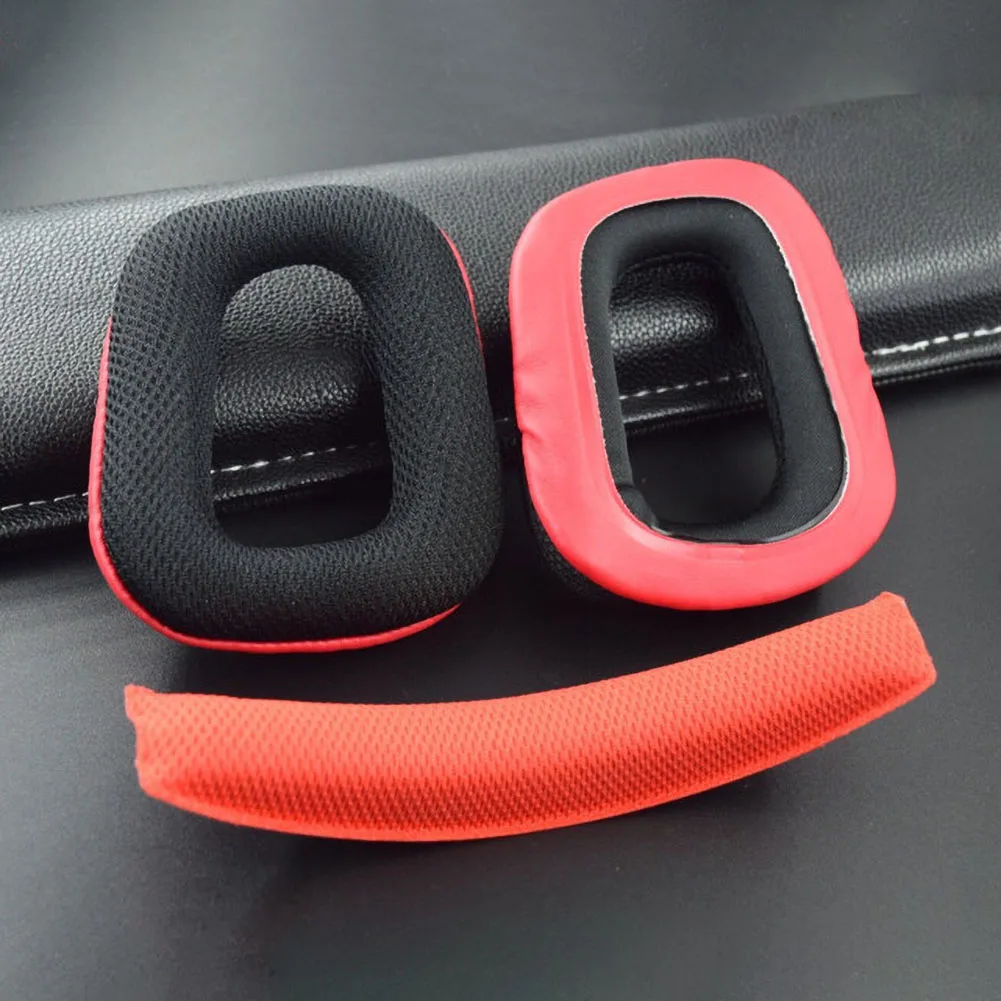 Мягкие наушники накладки для наушников сменные на голову Logitech G35 G930 G430 F450 чехлы