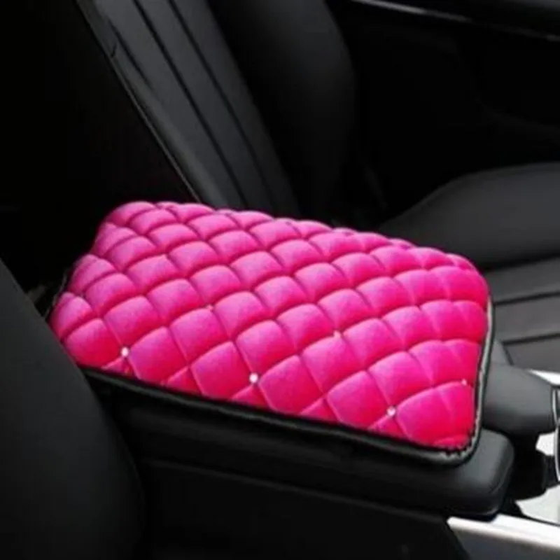 Плюшевые Bling автоматический центр консольная панель с украшением в виде