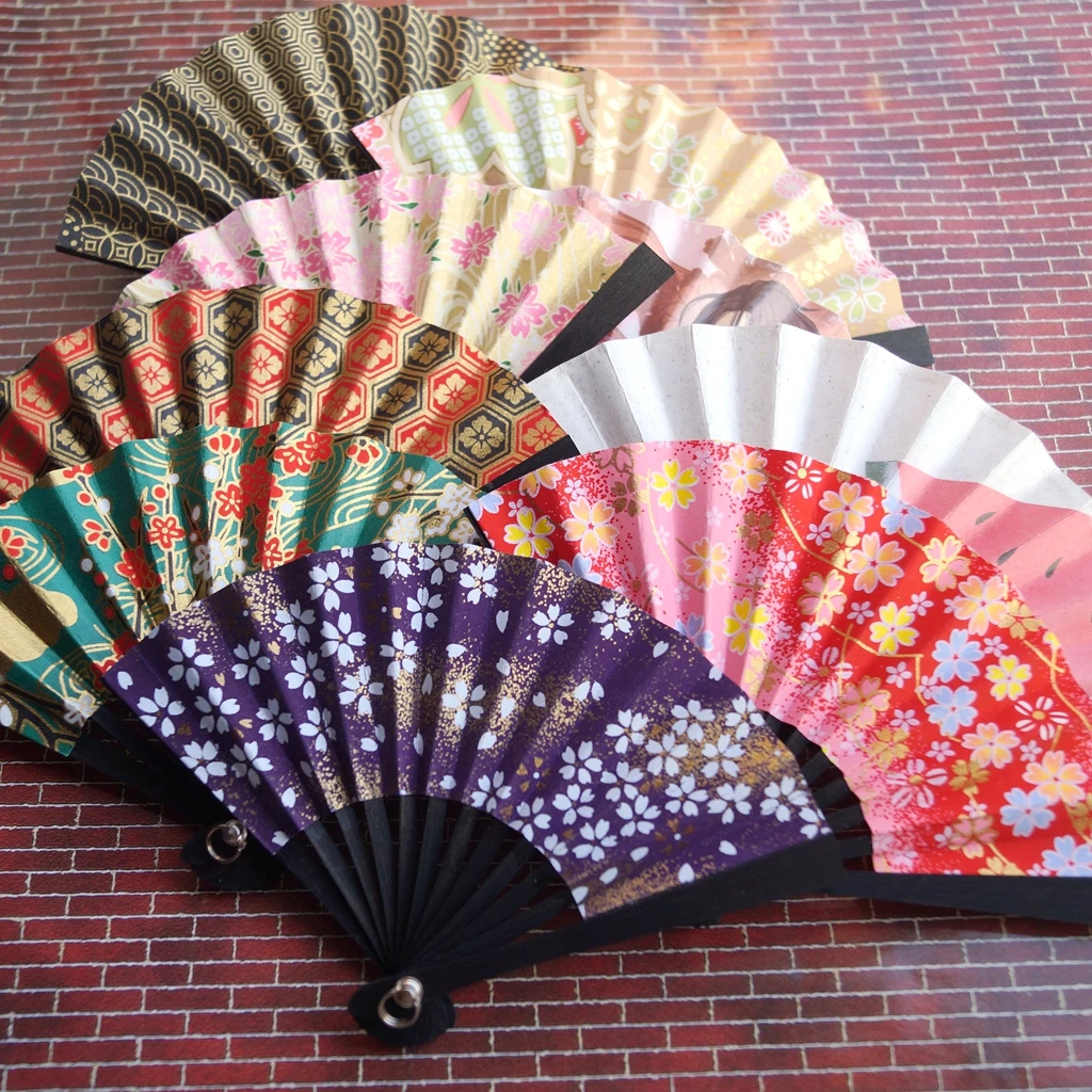 BJD кукла OOAK Floding Fan Япония Кимоно Стиль 8 см для 1/4 1" 44 см высокий BJD кукла MSD DK DZ AOD DD VOLK S Использование куклы