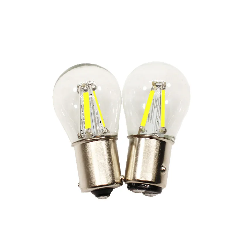 1156 1157 COB 12v Светодиодный лампочки накаливания 2W 4W сигнал поворота Задняя Парковка лампа заднего хода белый красный желтый синий теплый белый