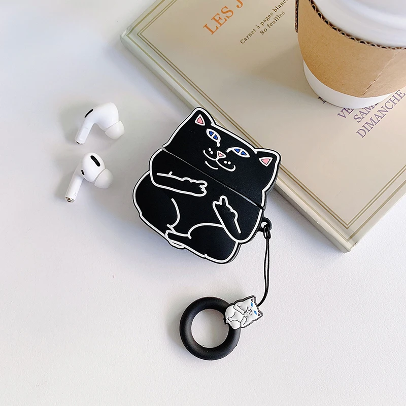 

3D Cartoon Cat Paw Dog Animal silicone Earphone Headset Case For Airpods Pro cute Bluetooth coque for Air Pods 3 Pro Cover