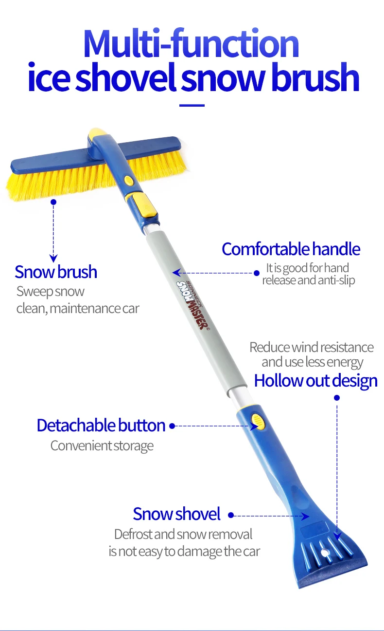 Magical Car Ice Scraper Auto Snow Brush Glass Snow Remover Car Windshield Cleaner Tool Broom Car Wash Accessories Winter Tools