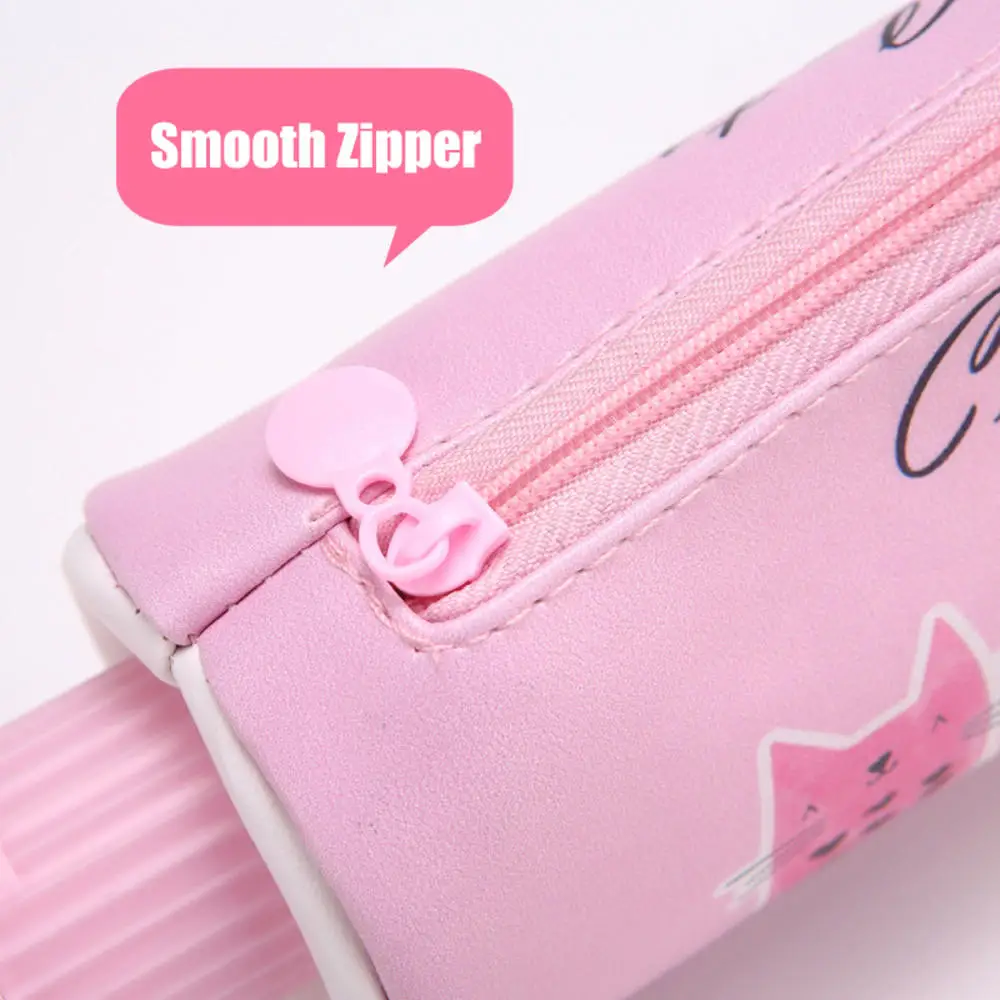 Чехол для карандаша из искусственной кожи с отделением ручек | Канцтовары офиса и