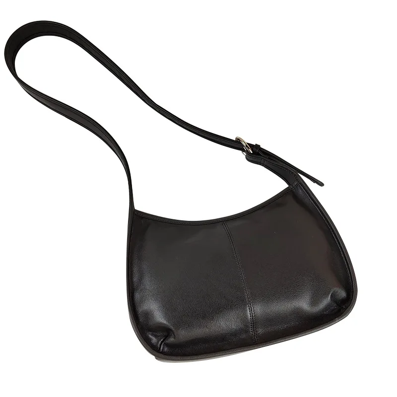 

Small design autumn and winter underarm bag minimalist shoulder bag leather women's bag large capacity bag 2021 new