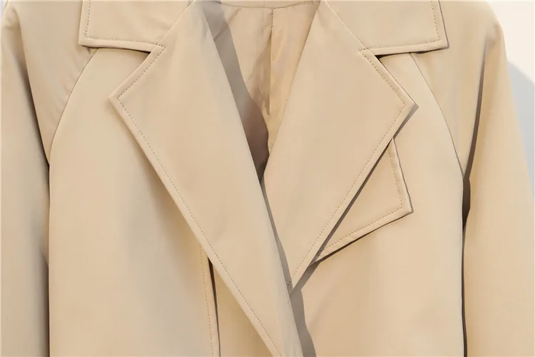 Женский Универсальный осенне зимний Тренч Модная элегантная рабочая одежда для