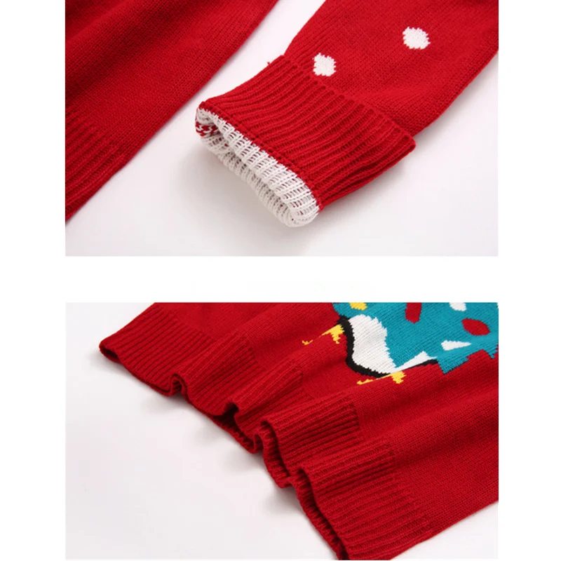 Женский свитер оверсайз с вышивкой пуловер из хлопка в рождественском стиле Y2k 2021