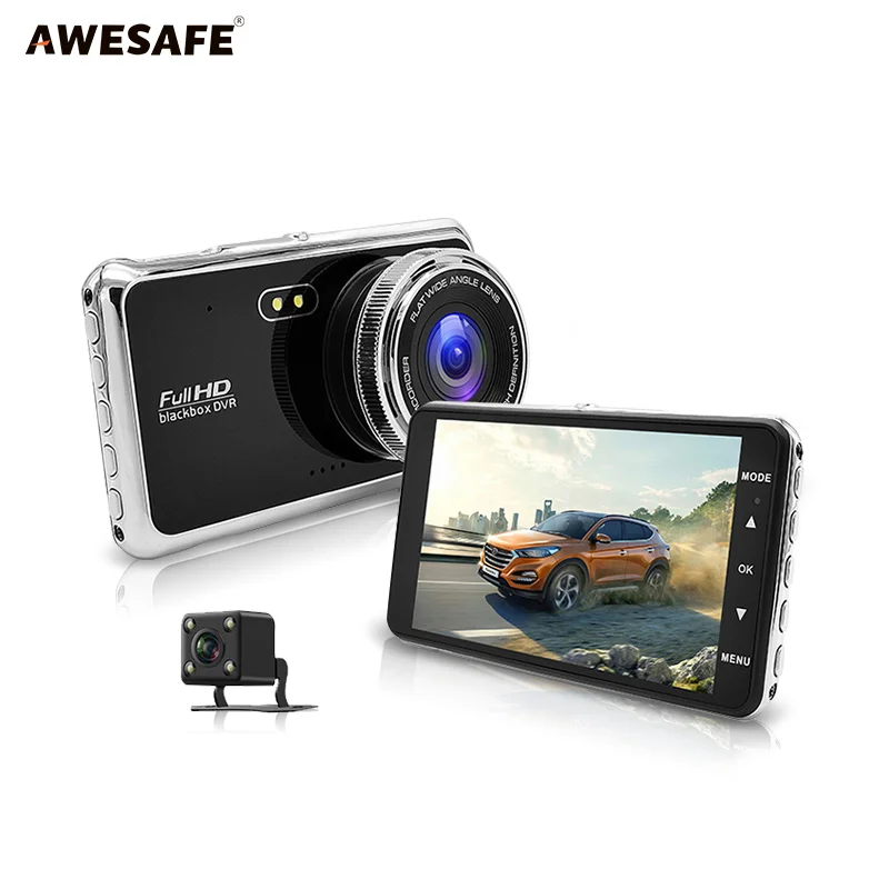 AWESAFE 4 0 &quotips ADAS FHD 1296P Автомобильный видеорегистратор Камера авто регистратор с
