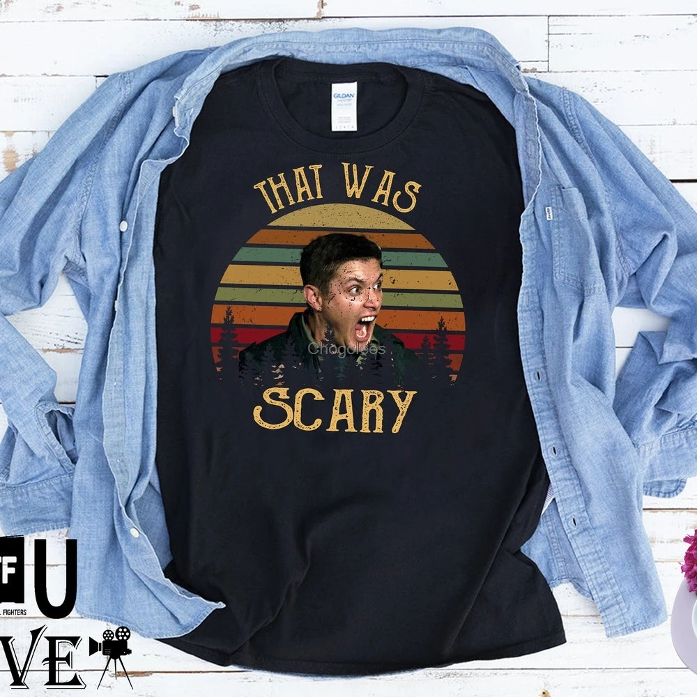 Винтажная Футболка Дина винчестера страшная футболка сверхнатуральная