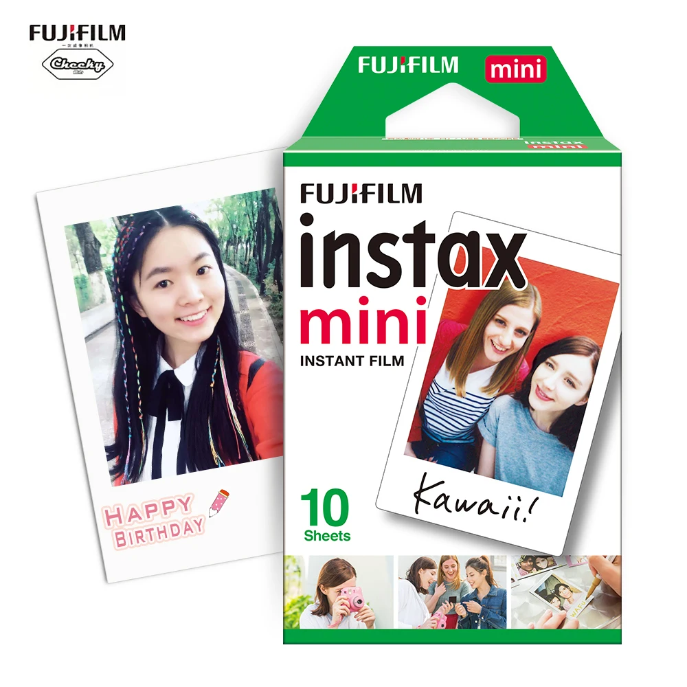 Fujifilm Instax Mini 10 листов Квадратный белая пленка фотобумага моментальная печать для 7
