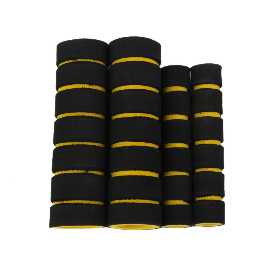 4 шт. противоскользящая губчатая панель для рукоятки велосипеда мотоцикла