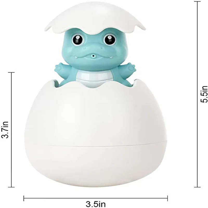 

Children's Bath Toys Cute Dinosaur Eggs Kids Beach Water Spray Sprinkling Clockwork Toy Whale Playing Water Duckling ABS Toys