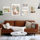 Скандинавский Hd-принт, холст, простой европейский плакат, город, винтажные путешествия, города, пейзаж, Настенная картина