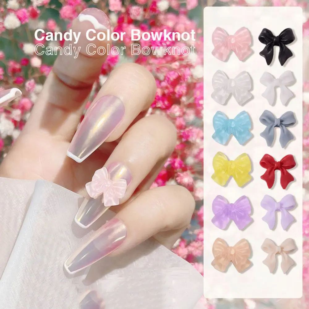 

30pcs 3D Holographic Butterfly Charm Nail Art Rhinestones AB Bowknot Resin Nail Art Decoration DIY Manicure Design Accessories