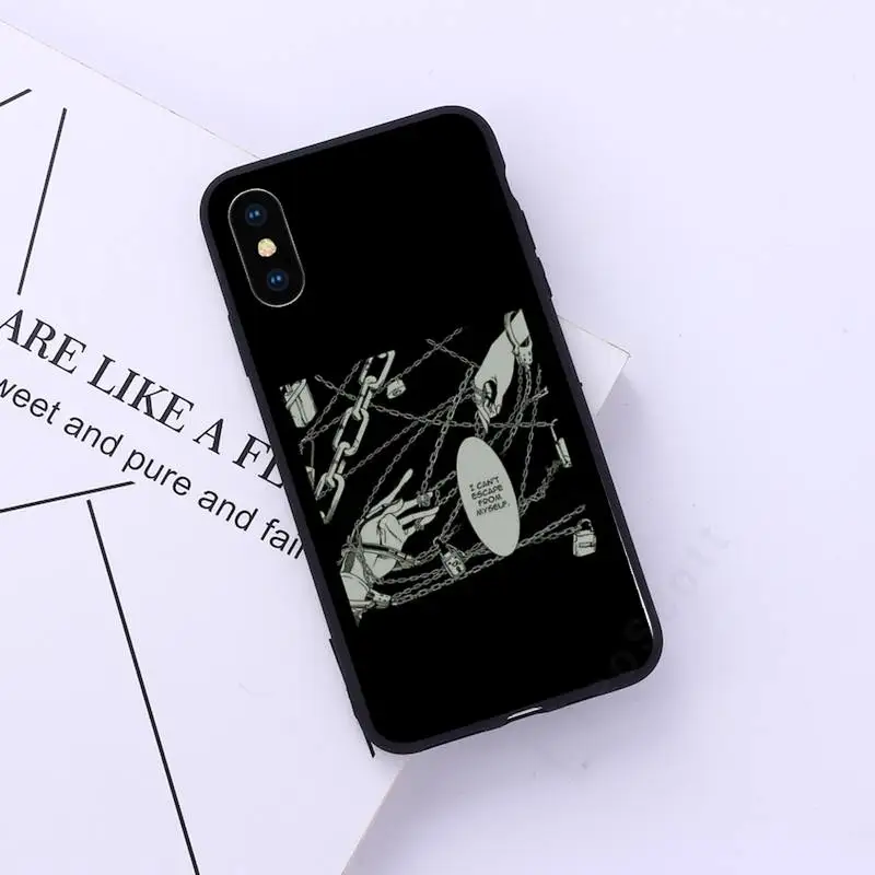 

Sad Japanese Horror girl Phone Case for iPhone 11 12 mini pro XS MAX 8 7 6 6S Plus X 5S SE 2020 XR