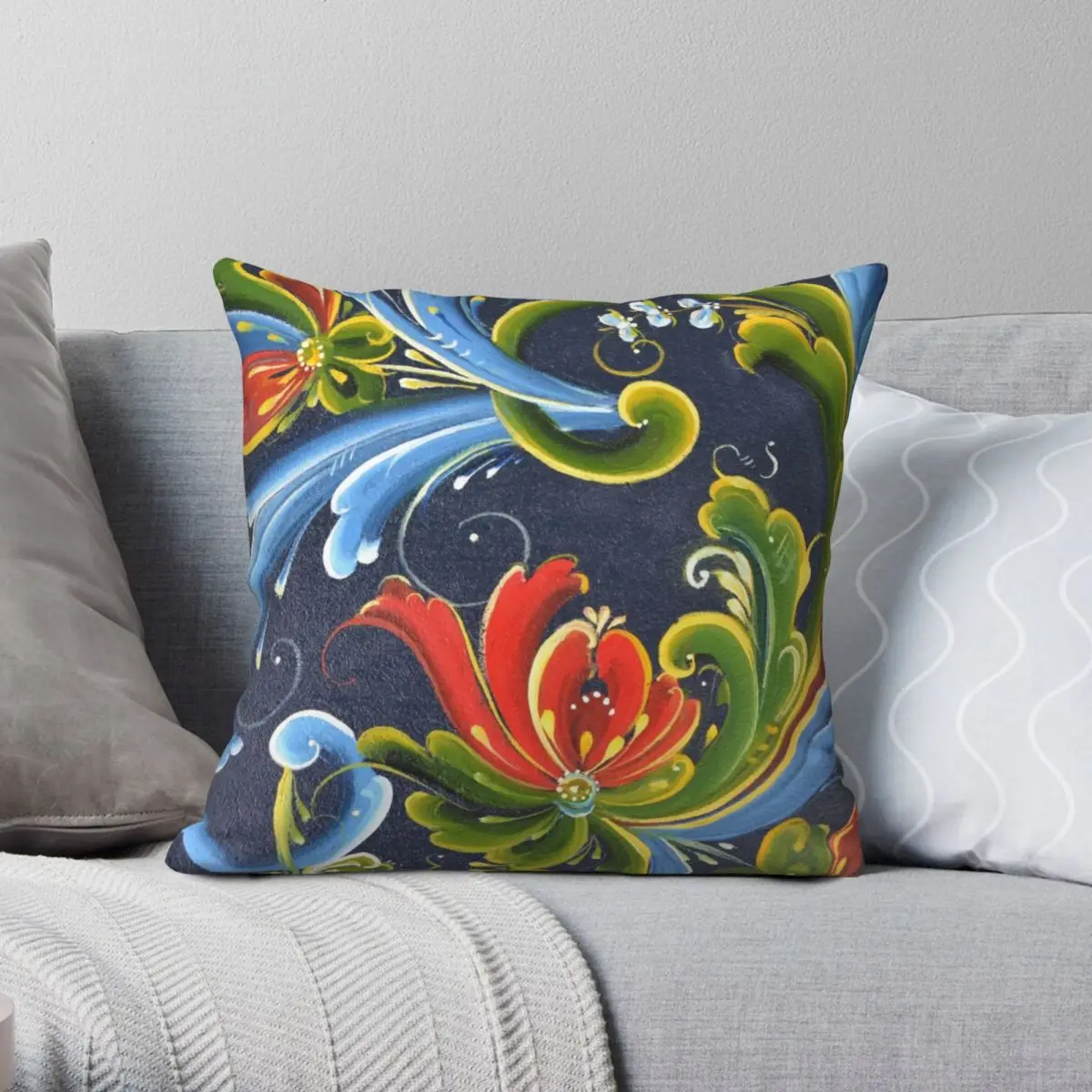 Чехол для подушки Telemark с отделкой из полиэстера и льна, 45x45