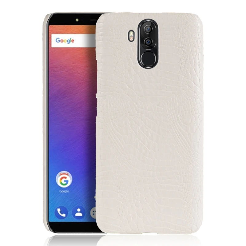 Для Ulefone power 3 чехол для Ulefone power 3S крокодиловая текстура чехол для телефона кожаная задняя крышка для Oukitel K6 Vernee X сумка чехол - Цвет: WHITE