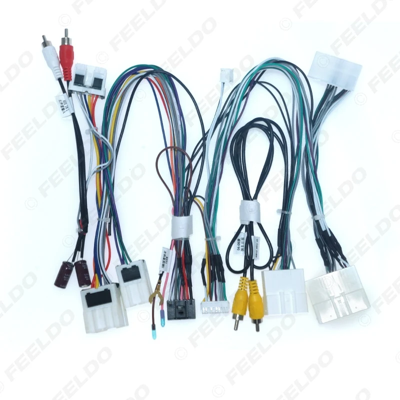 FEELDO автомобильный стерео аудио 16pin Android кабель питания адаптер с Canbus коробка для