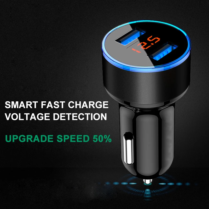Автомобильное зарядное устройство с двумя Usb портами 5 В 3 1 А|Зажигалка| |
