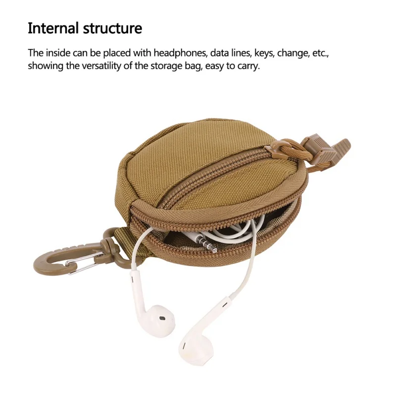 Nylon Tactical molle Wallet Card Bag Waterproof Key Holder Money Pouch Pack Outdoor Military Multifunction bag|Сумки для