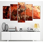 5 шт. холсте HD печати игры постер с изображениями из игры Far Cry 4 лес Декоративная Настенная картина без рамки для гостиная рамки произведение искусства