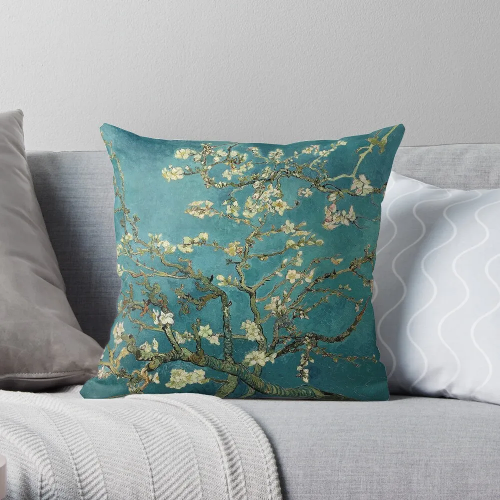 

Blossoming Almond Tree, famous post impressionism fine art oil painting by Vincent van Gogh. Pillow Case Polyester Home Decora