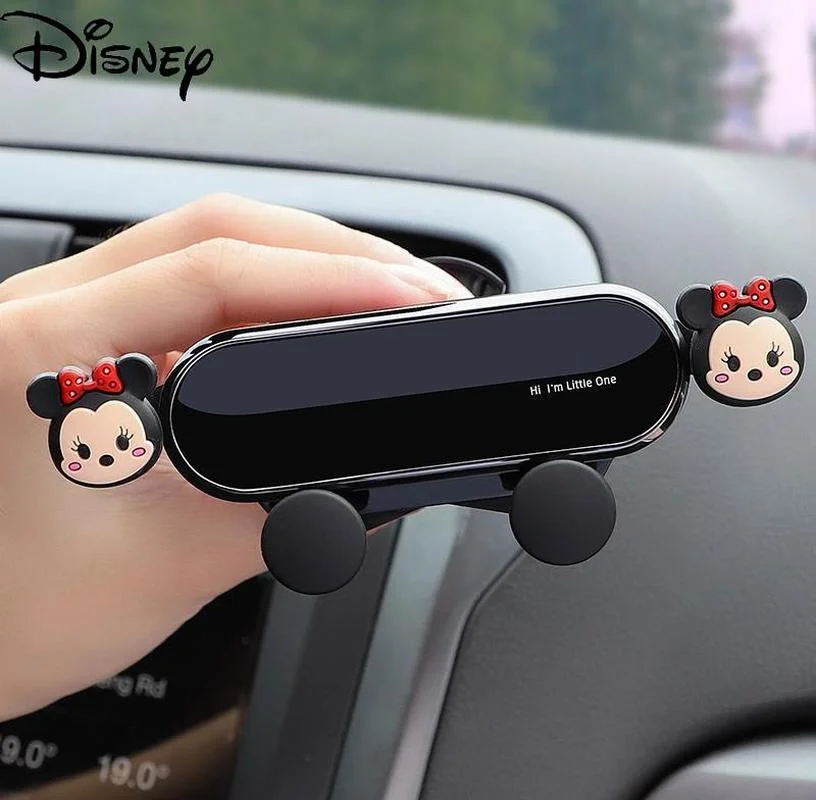 

Disney Car Phone Holder Car Supplies Navigation Phone Holder Gravity Fixed Support Air Outlet Clip Phone Holder