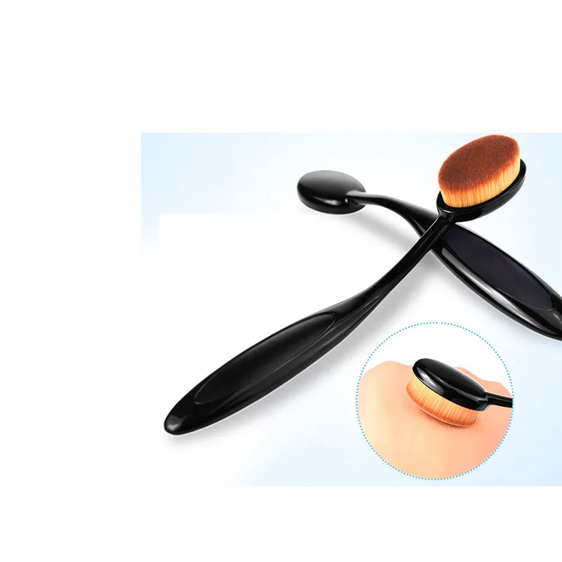 4 модели зубная щетка овальная форма Conceler основа румяна макияж кисти для женщин