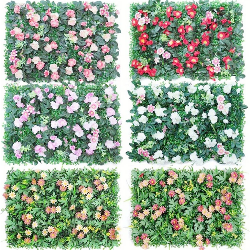 

New Artificial Plant Lawn DIY Background Wall Simulation Grass Wedding Decoration Green Carpet Turf Home Decor