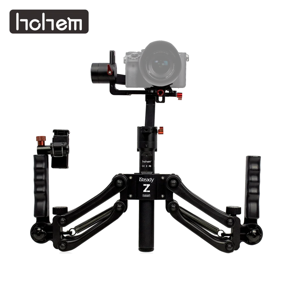 Hohem iSteady Шестерни Z комплект 3-осевой ручной шарнирный стабилизатор для камеры GoPro с пружинным кран с двойной ручкой для DSLR Mirroless Камера для SonyA7