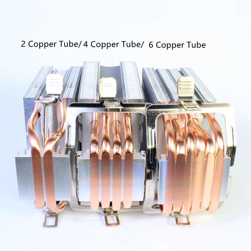 

Cooler 2/4/6 Copper Heatpipe 9CM Cooling Fan Heatsink Radiator for 1150 1151 1155 1156 775 1200 1366 AMD AM3 AM4 X79 X99