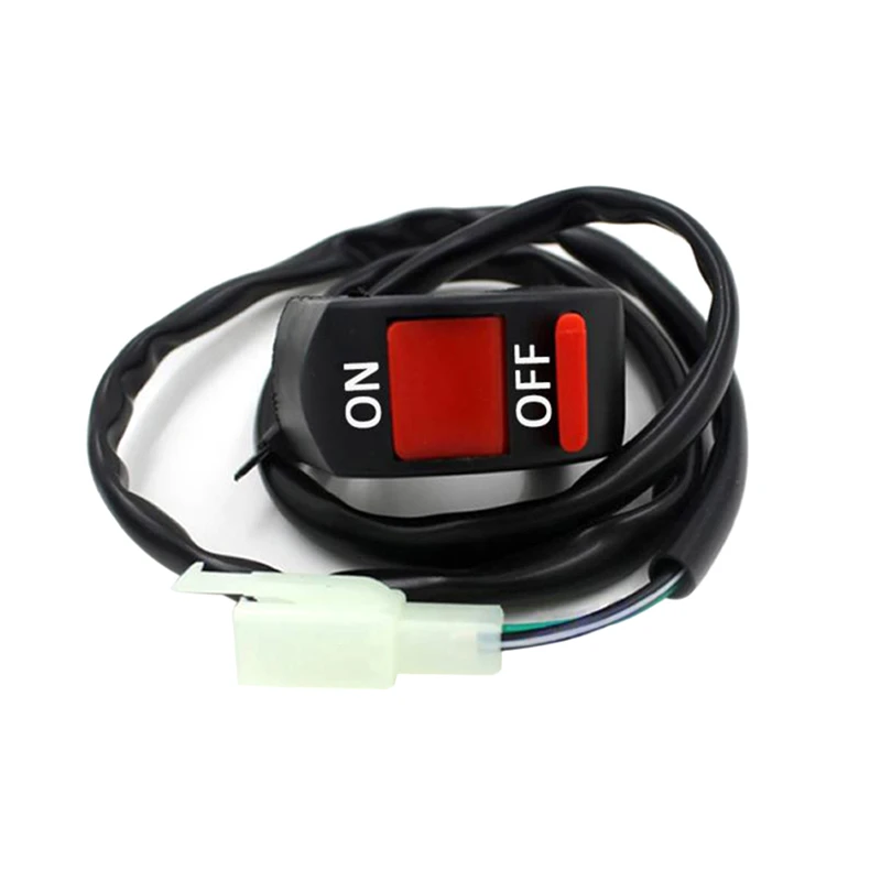 Universal 12V Motorcycle Handlebar Accident Hazard Light Switch On/Off Button | Автомобили и мотоциклы