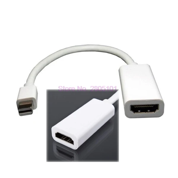 

by DHL or EMS 500 pieces Thunderbolt Mini DisplayPort DP To HDMI Cable Adapter ,PP Plastic Bag