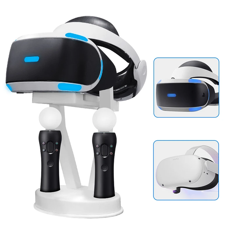 

Oculus Quest Storage Dock Stand VR Move Handle Controller Display Bracket Desktop Base Holder For VR Oculus Quest 2 Accessories