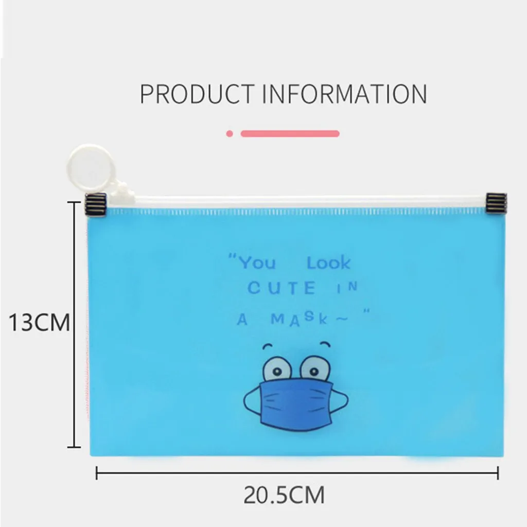 

1pcs Cartoons Mask Cover Box Portable Facemask Holder Face Mask Storage Box Case caja para guardar mascarillas Masks Clip