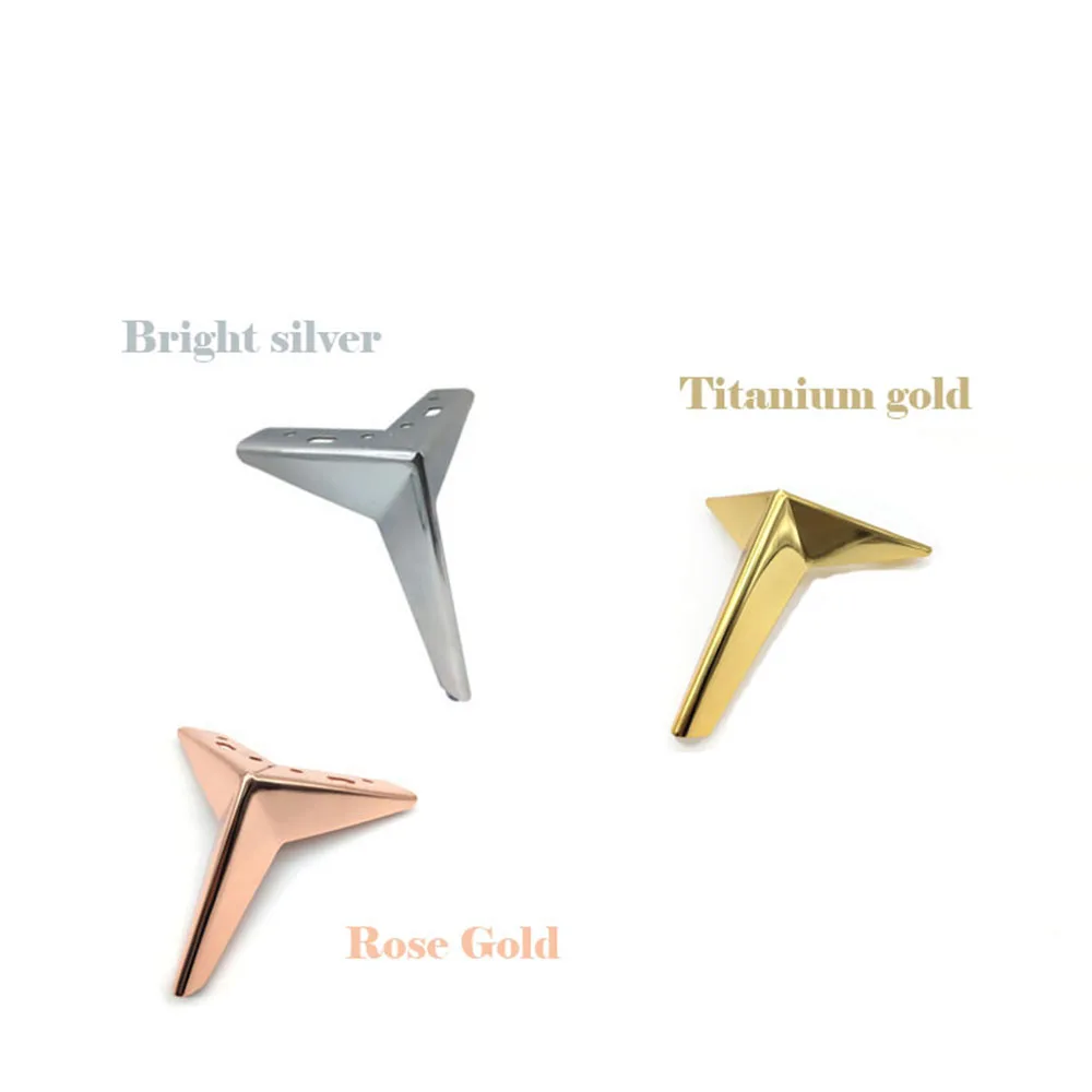 Luxury Cabinet Foot Metal Sofa TV Legs TeaTable Electroplating Support Furniture Hardware Accessories |