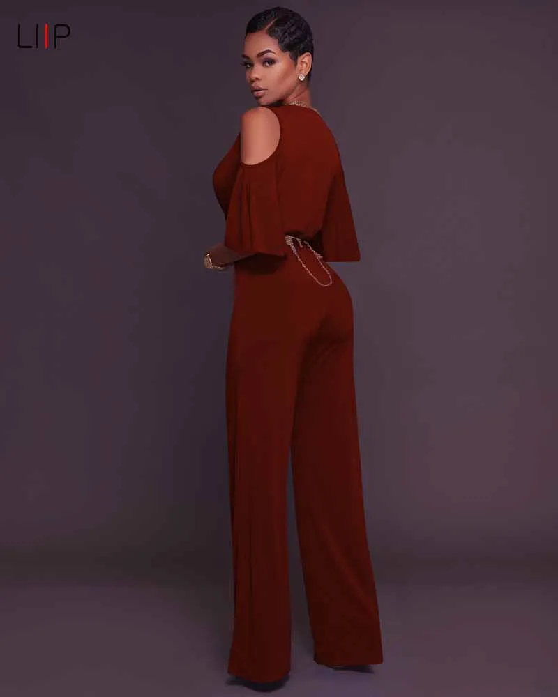summer sexy bodycon jumpsuit boho harem jumpsuit rompers womens jumpsuits LIIP body women plus size 3186
