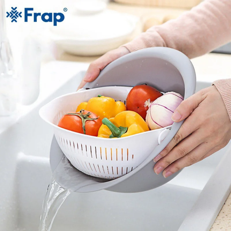 

Кухонные пластиковые дуршлаги и сита Frap, овощи и фрукты